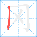 冈笔顺分解图片1