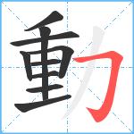 動笔顺分解图片10