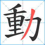 動笔顺分解图片11