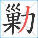 勦笔顺分解图片13