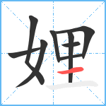 娌笔顺分解图片9