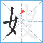 嫂笔顺分解图片4