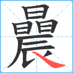 曟笔顺分解图片19