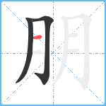 朋笔顺分解图片3