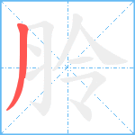 朎笔顺分解图片1