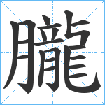 朧笔顺分解图片21