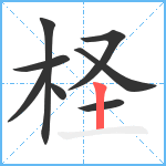 柽笔顺分解图片8