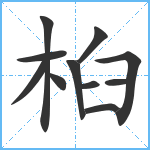 桕笔顺分解图片11