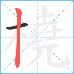 橈笔顺分解图片2