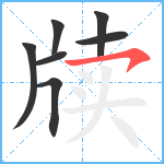 牍笔顺分解图片7