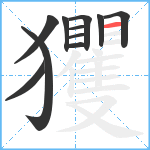 玃笔顺分解图片11