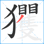 玃笔顺分解图片14