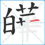 皣笔顺分解图片13