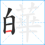 皣笔顺分解图片5