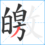 皦笔顺分解图片14