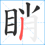 睄笔顺分解图片9