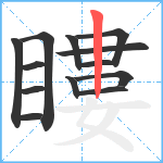 瞜笔顺分解图片13