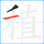 稙笔顺分解图片2