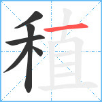 稙笔顺分解图片6