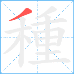 種笔顺分解图片1