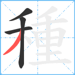 種笔顺分解图片4