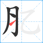 肊笔顺分解图片4