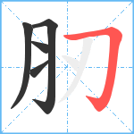 肕笔顺分解图片5