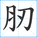 肕笔顺分解图片8