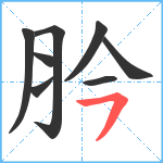 肣笔顺分解图片8