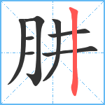 肼笔顺分解图片8