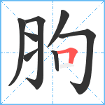 胊笔顺分解图片8