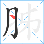 胏笔顺分解图片3