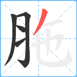 胣笔顺分解图片5