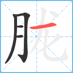 胧笔顺分解图片5