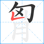 胷笔顺分解图片5