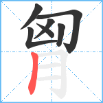 胷笔顺分解图片7