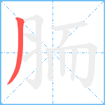 胹笔顺分解图片1