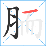 胹笔顺分解图片5