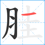 胿笔顺分解图片5