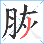 脄笔顺分解图片9