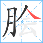 脍笔顺分解图片6