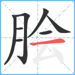 脍笔顺分解图片8