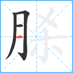 脎笔顺分解图片4