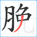 脕笔顺分解图片10