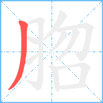 脗笔顺分解图片1