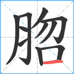 脗笔顺分解图片11