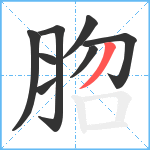 脗笔顺分解图片8