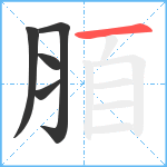 脜笔顺分解图片5