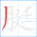 脡笔顺分解图片1