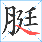 脡笔顺分解图片11